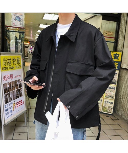 【MAISON BREEZE】オーバーサイズミリタリージャケット SCCH35