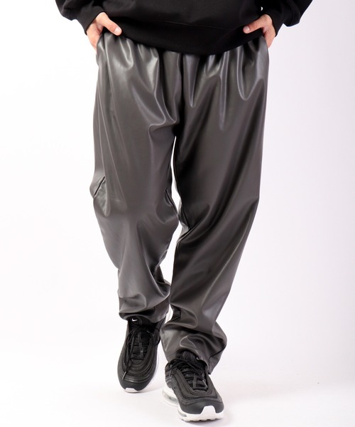 Naive magic（ナイーブマジック）の「ワイドシェフパンツ（その他パンツ・メンズ・ブラック/グレー/グリーン/アイボリー・M/L）」の3枚目の写真