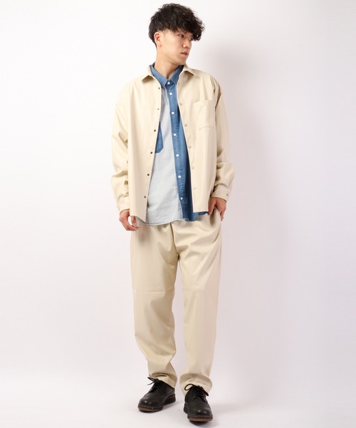 Naive magic（ナイーブマジック）の「ワイドシェフパンツ（その他パンツ・メンズ・ブラック/グレー/グリーン/アイボリー・M/L）」の8枚目の写真