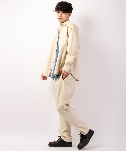 Naive magic（ナイーブマジック）の「ワイドシェフパンツ（その他パンツ・メンズ・ブラック/グレー/グリーン/アイボリー・M/L）」の9枚目の写真