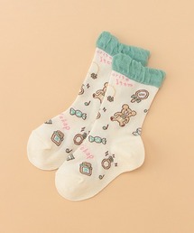 kladskap（クレードスコープ）の「オシャレアイテム柄クルーソックス【日本製】（ソックス/靴下・キッズ）」