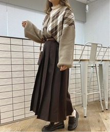 タックプリーツスカート【ZOZOTOWN限定アイテム】