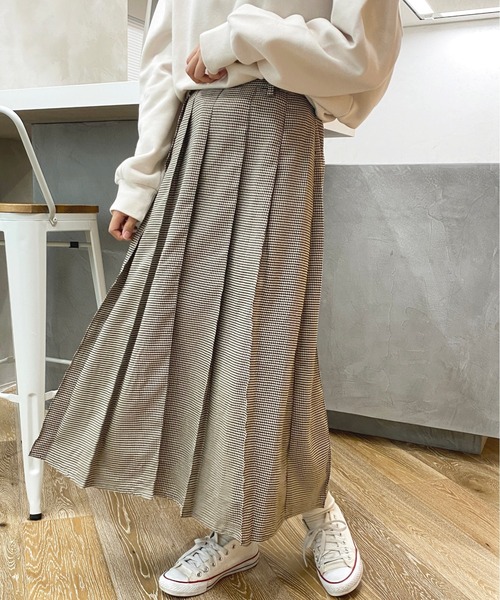 apres jour(アプレジュール)の「タックプリーツスカート【ZOZOTOWN限定アイテム】(スカート・レディース・ダークブラウン/モカ/その他・SMALL/MEDIUM/X-LARGE)」の2枚目の写真