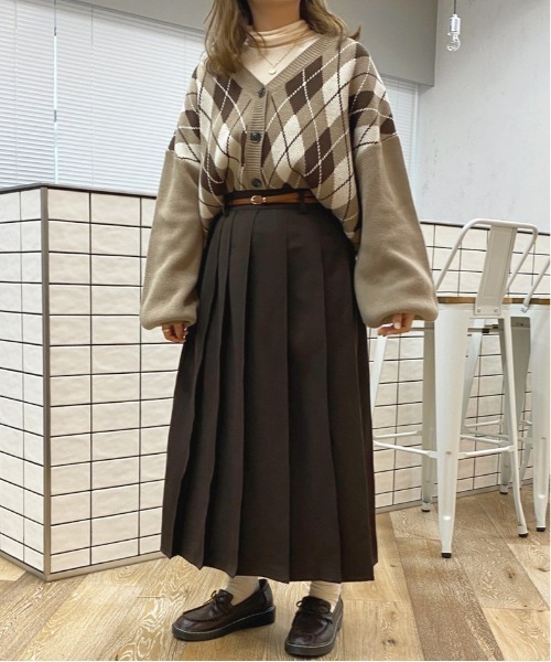 apres jour(アプレジュール)の「タックプリーツスカート【ZOZOTOWN限定アイテム】(スカート・レディース・ダークブラウン/モカ/その他・SMALL/MEDIUM/X-LARGE)」の11枚目の写真