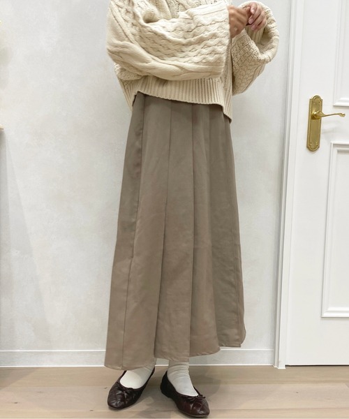 apres jour(アプレジュール)の「タックプリーツスカート【ZOZOTOWN限定アイテム】(スカート・レディース・ダークブラウン/モカ/その他・SMALL/MEDIUM/X-LARGE)」の15枚目の写真