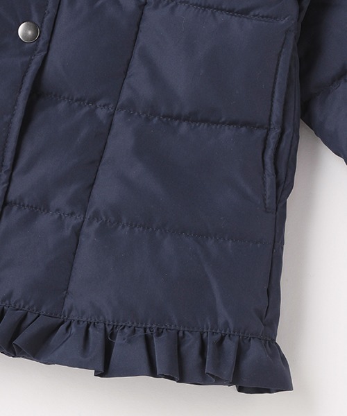 tibi フリルネイビーロングジャケット