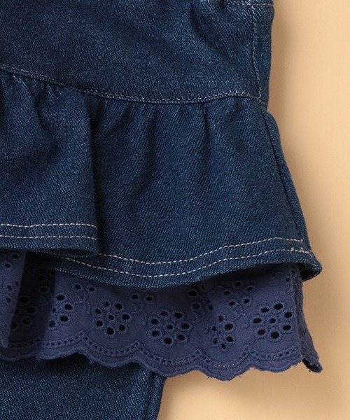 kladskap（クレードスコープ）の「ロゴ刺しゅうスカパン（その他パンツ・キッズ・ネイビー/グレー・80ｃｍ/90cm/110cm/100cm/120cm）」の7枚目の写真