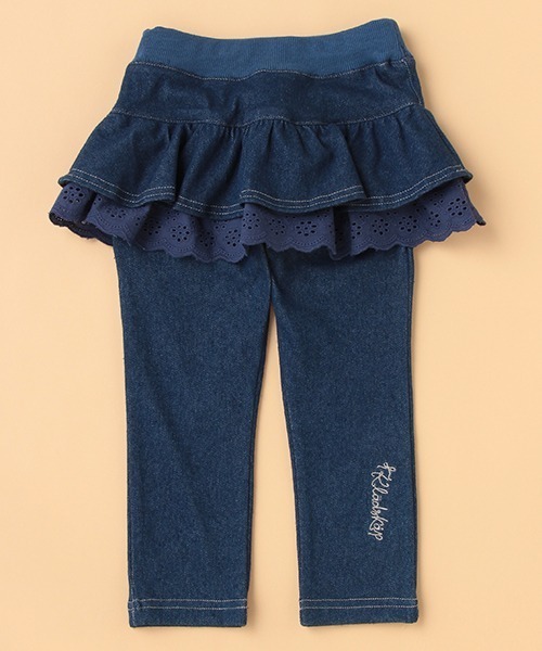 kladskap（クレードスコープ）の「ロゴ刺しゅうスカパン（その他パンツ・キッズ・ネイビー/グレー・80ｃｍ/90cm/110cm/100cm/120cm）」の13枚目の写真