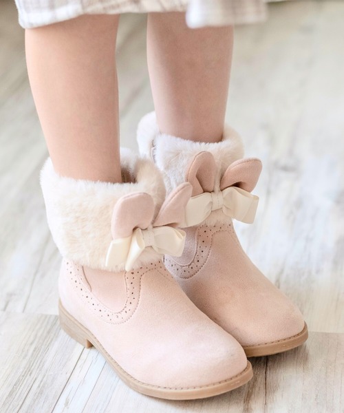 Catherine Cottage（キャサリンコテージ）の「ファーブーツ（ブーツ・キッズ・ピンク系1/ブラウン系1/ピンク系2/ブラウン系2/ベージュ系1/ベージュ系3/ピンク系3/ベージュ系4/ピンク系4・19/20/21/22/23）」の8枚目の写真