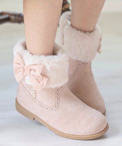 Catherine Cottage（キャサリンコテージ）の「ファーブーツ（ブーツ・キッズ・ピンク系1/ブラウン系1/ピンク系2/ブラウン系2/ベージュ系1/ベージュ系3/ピンク系3/ベージュ系4/ピンク系4・19/20/21/22/23）」の9枚目の写真