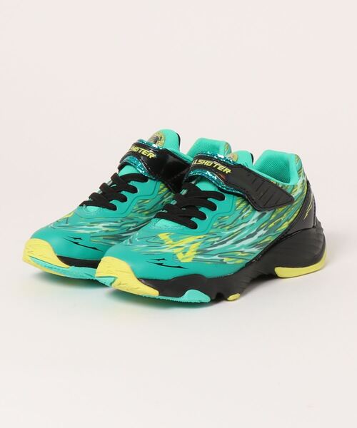 MoonStar（ムーンスター）の「《moonstar》スキルシューター SK 0001（スニーカー・キッズ・グリーン/ブルー/ブラック/パープル/シルバー・19.0cm/20.0cm/21.0cm/21.5cm/22.0cm/22.5cm/23.0cm/23.5cm/24.0cm）」の2枚目の写真