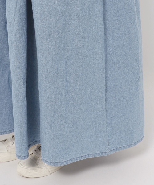 niko and...（ニコアンド）の「[niko and ...JEANS 2022SS]前後切り替えワンピース（ワンピース・レディース・ブルー・FREE）」の12枚目の写真