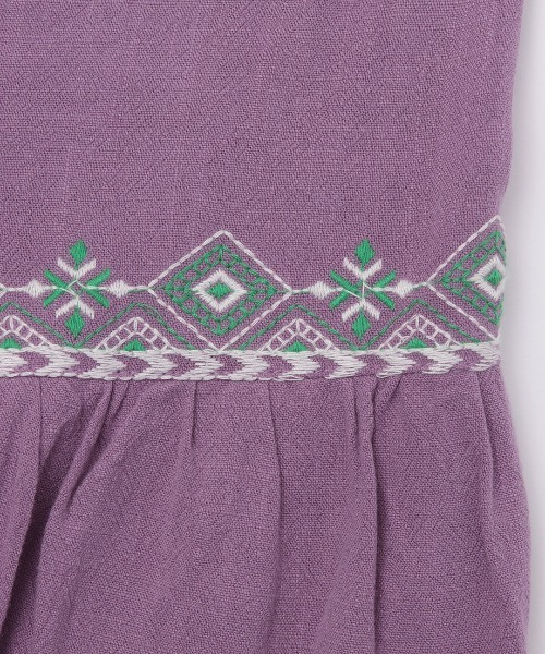 チチカカ（チチカカ）の「エスニック刺繍プルオーバー（シャツ/ブラウス・レディース・パープル/グリーン/アイボリー・FREE）」の21枚目の写真
