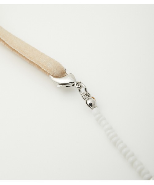 crie conforto（クリーコンフォルト）の「バイカラービーズマスクチェーン（マスク・レディース・ブラック/オレンジ/ブルー/グリーン・FREE）」の12枚目の写真