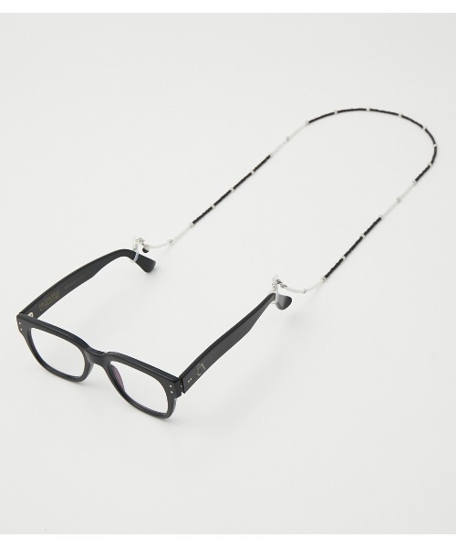 crie conforto（クリーコンフォルト）の「バイカラービーズマスクチェーン（マスク・レディース・ブラック/オレンジ/ブルー/グリーン・FREE）」の16枚目の写真