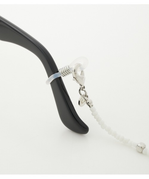 crie conforto（クリーコンフォルト）の「バイカラービーズマスクチェーン（マスク・レディース・ブラック/オレンジ/ブルー/グリーン・FREE）」の17枚目の写真