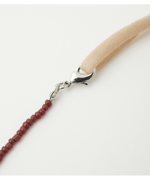 crie conforto（クリーコンフォルト）の「バイカラービーズマスクチェーン（マスク・レディース・ブラック/オレンジ/ブルー/グリーン・FREE）」の22枚目の写真