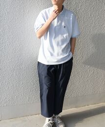 【新品★機能シャツ】MUNSINGWEARマンシングウェア⭐︎白紺ボーダーシャツ Munsingwear（マンシングウェア）の「【SHIPS any別注