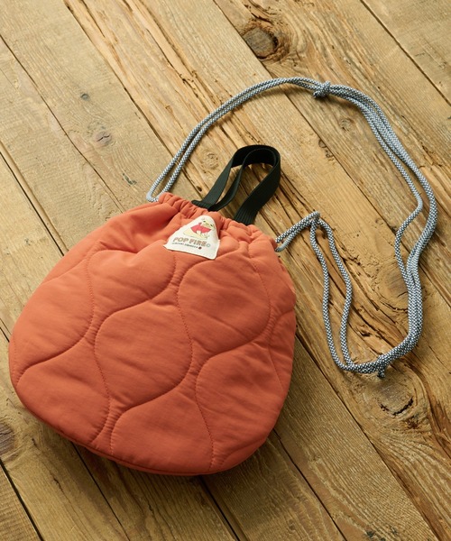 CIAOPANIC TYPY（チャオパニックティピー）の「【POPFIREｘCIAOPANIC TYPY】別注 巾着バッグ Lサイズ（ショルダーバッグ・レディース・レッド/イエロー/グリーン/イエロー系その他/レッド系その他/レッド系その他2・L）」の6枚目の写真