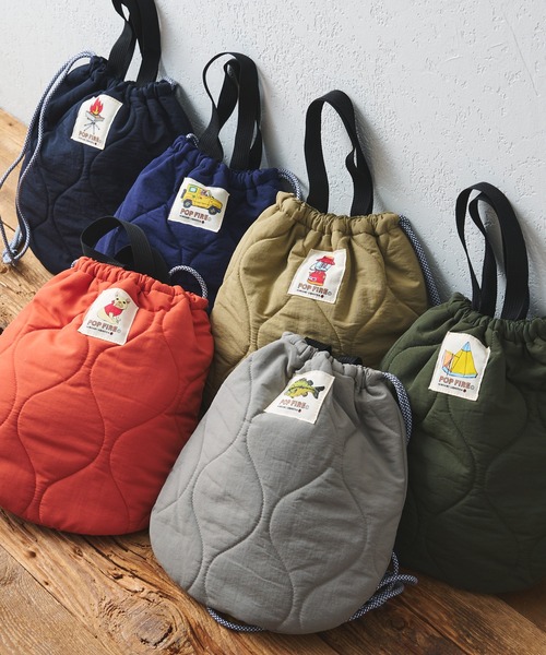 CIAOPANIC TYPY（チャオパニックティピー）の「【POPFIREｘCIAOPANIC TYPY】別注 巾着バッグ Lサイズ（ショルダーバッグ・レディース・レッド/イエロー/グリーン/イエロー系その他/レッド系その他/レッド系その他2・L）」の21枚目の写真