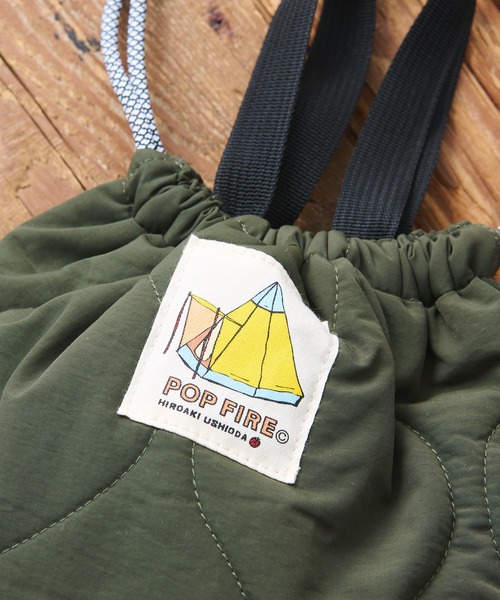 CIAOPANIC TYPY（チャオパニックティピー）の「【POPFIREｘCIAOPANIC TYPY】別注 巾着バッグ Lサイズ（ショルダーバッグ・レディース・レッド/イエロー/グリーン/イエロー系その他/レッド系その他/レッド系その他2・L）」の10枚目の写真