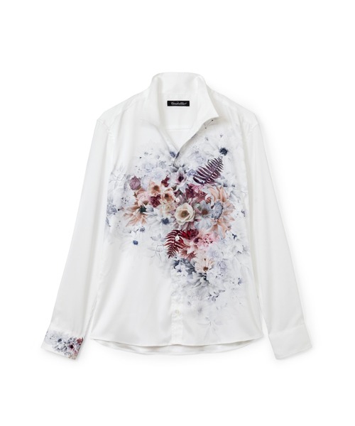 TORNADO MART（トルネードマート）の「TORNADO MART∴パーシャルカラードフラワープリントシャツ（シャツ/ブラウス・メンズ・レッド/ブルー・MEDIUM/LL/LARGE）」の18枚目の写真