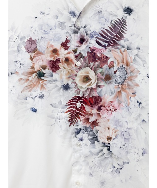 TORNADO MART（トルネードマート）の「TORNADO MART∴パーシャルカラードフラワープリントシャツ（シャツ/ブラウス・メンズ・レッド/ブルー・MEDIUM/LL/LARGE）」の19枚目の写真