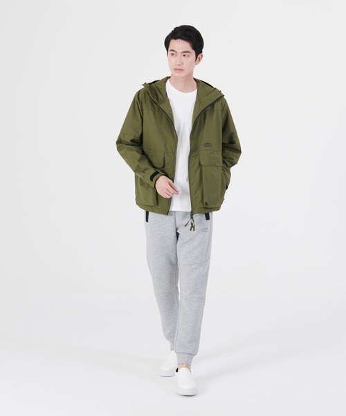 OUTDOOR PRODUCTS APPAREL(アウトドアプロダクツアパレル)の「エアダンボール ジョガーパンツ ストレッチ テーパードシルエット ワンポイントブランドロゴ(スウェットパンツ・メンズ・グレー/ブラック・SMALL/MEDIUM/LARGE/X-LARGE)」の12枚目の写真