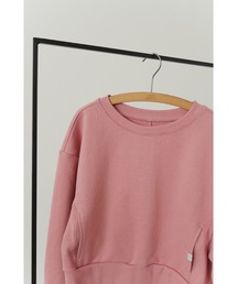 lapeaudegem sweatラポドゥジェム スウェット LA PEAU DE GEM（ラポドゥジェム）の「【LA PEAU DE GEM】クロップド