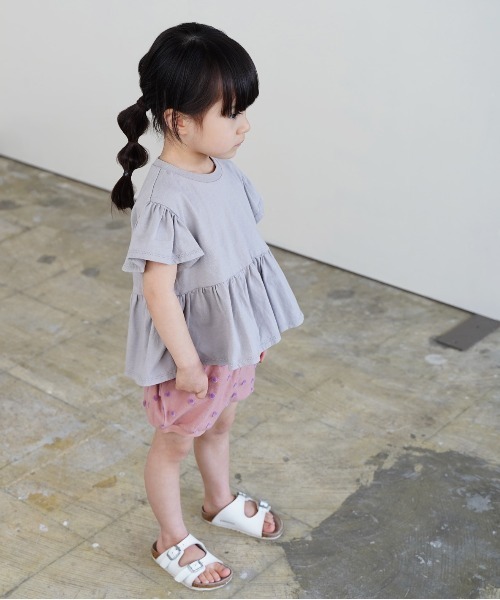 quoti use fith(クゥオティ ユース フィス)の「ポコポコドットジャガード ベビーブルマ(その他パンツ・キッズ・ホワイト/オレンジ/ネイビー・80/90/100)」の10枚目の写真