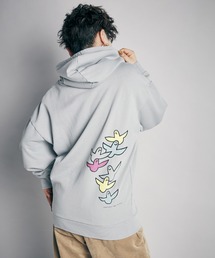 MARK GONZALES HOODIE/ロキシーマークゴンザレスコラボパーカー