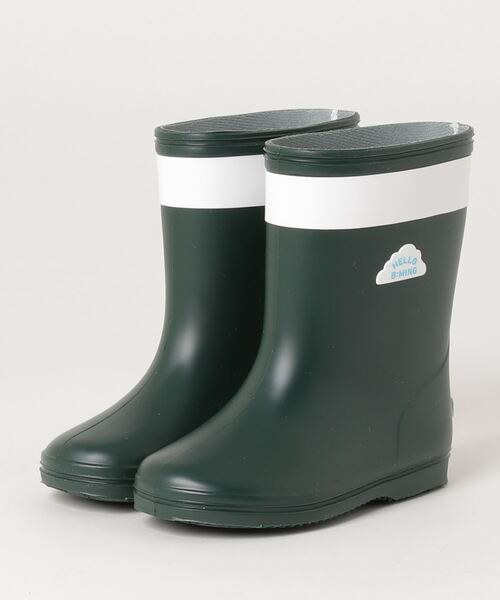 B:MING by BEAMS(ビーミングバイビームス)の「キッズ レインブーツ (14~19cm)(レインシューズ・キッズ・ピンク/ブラウン系その他3/グリーン・19/14/15 /16/17/18)」の2枚目の写真