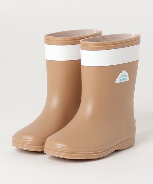 B:MING by BEAMS(ビーミングバイビームス)の「キッズ レインブーツ (14~19cm)(レインシューズ・キッズ・ピンク/ブラウン系その他3/グリーン・19/14/15 /16/17/18)」の1枚目の写真