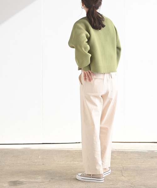 rps（アールピーエス）の「ポリエステルニットショートカーディガン（カーディガン/ボレロ・レディース・ブラック/オフホワイト/グリーン系その他/グリーン・M/フリー）」の18枚目の写真