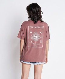 ADVENTURES/ロキシー半袖バックプリントTシャツ