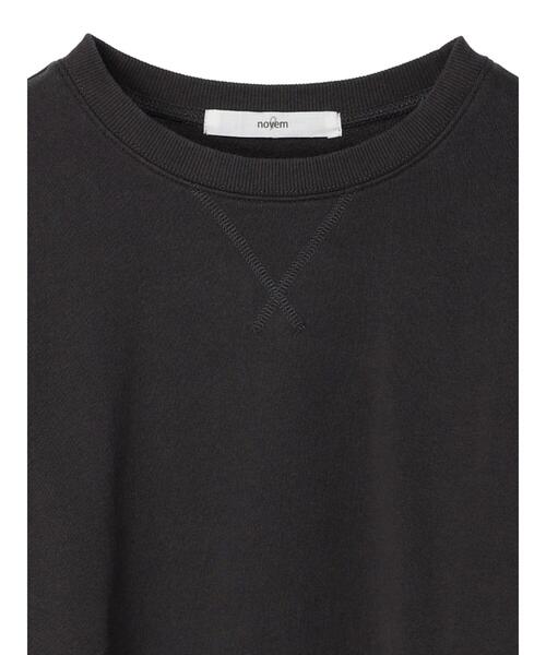 Green Parks(グリーンパークス)の「・novem9 製品洗いウラケプルオーバー(Tシャツ/カットソー・レディース・チャコールグレー/オフホワイト/イエロー/グリーン・FREE)」の22枚目の写真