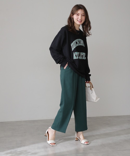 N.（N. Natural Beauty Basic）（エヌエヌナチュラルビューティーベーシック）の「[Champion] リバースウィーブスウェット（スウェット・レディース・ブラック/ホワイト系その他・LARGE）」の10枚目の写真