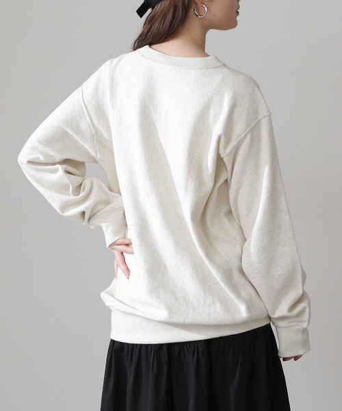 N.（N. Natural Beauty Basic）（エヌエヌナチュラルビューティーベーシック）の「[Champion] リバースウィーブスウェット（スウェット・レディース・ブラック/ホワイト系その他・LARGE）」の12枚目の写真