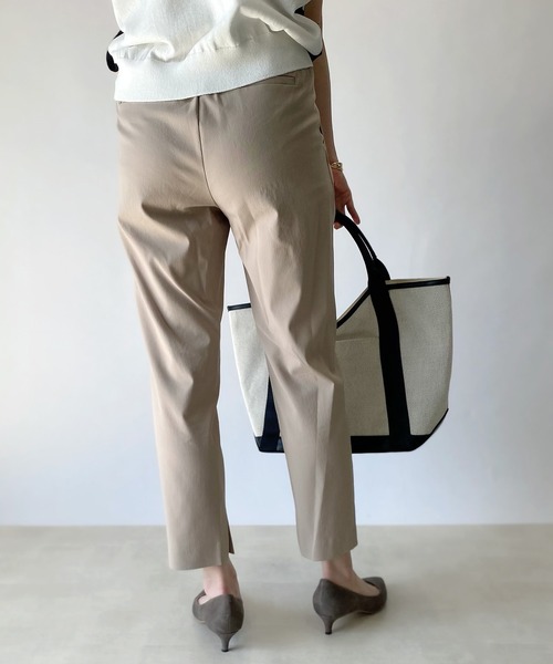 RIVE DROITE（リヴドロワ）の「インスリットパンツ（その他パンツ・レディース・ベージュ/オフホワイト/ミント/ネイビー/ブラック・38/36）」の18枚目の写真