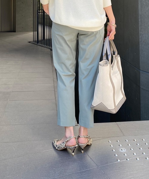 RIVE DROITE（リヴドロワ）の「インスリットパンツ（その他パンツ・レディース・ベージュ/オフホワイト/ミント/ネイビー/ブラック・38/36）」の22枚目の写真