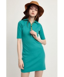 COLLARED MINI ONEPIECE ミニ ワンピース