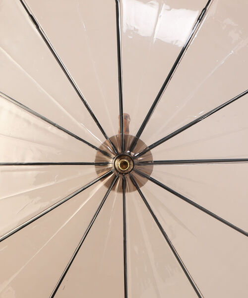 Traditional Weatherwear(トラディショナルウェザーウェア)の「【TRADITIONAL WEATHERWEAR/トラディショナルウェザーウエア】BAMBOO CLEAR UMBRELLA(長傘・レディース・チャコールグレー/クリア/ブラウン/グリーン/ブルー・FREE)」の9枚目の写真