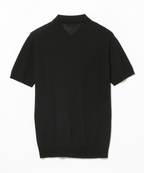 ROBERTO COLLINA（ロベルトコリーナ）の「ROBERTO COLLINA / ショートスリーブ ニットポロ（ポロシャツ・メンズ・ブラック/オリーブ/ブルー・46/48/44）」の5枚目の写真