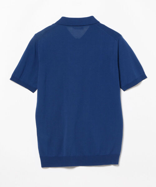 ROBERTO COLLINA（ロベルトコリーナ）の「ROBERTO COLLINA / ショートスリーブ ニットポロ（ポロシャツ・メンズ・ブラック/オリーブ/ブルー・46/48/44）」の10枚目の写真