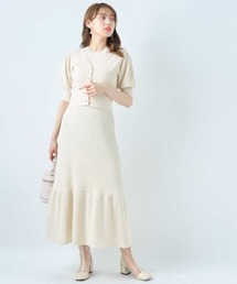 WILLSELECTION（ウィルセレクション）の「スカシニットカーデプラスニットワンピース（ワンピース）」
