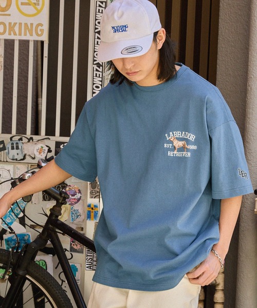 Labrador Retriever/ラブラドールレトリーバー 別注 カレッジロゴ刺繍