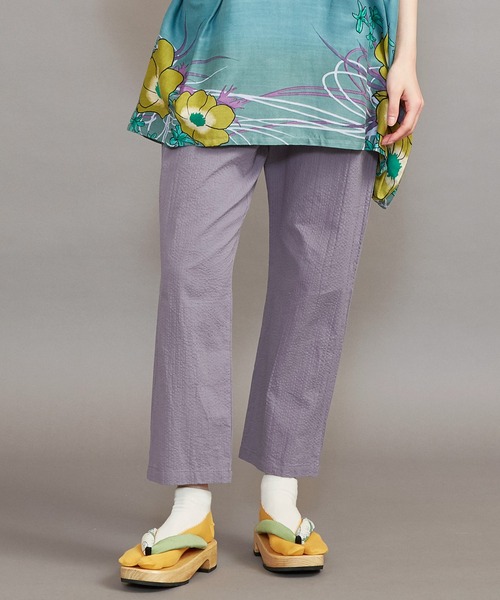 カヤ(カヤ)の「【カヤ】夕影パンツ(その他パンツ・レディース・ライトグレー/エンジ/パープル/グレー/スミクロ・FREE)」の1枚目の写真