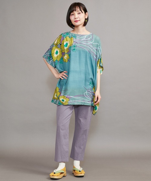 カヤ(カヤ)の「【カヤ】夕影パンツ(その他パンツ・レディース・ライトグレー/エンジ/パープル/グレー/スミクロ・FREE)」の22枚目の写真