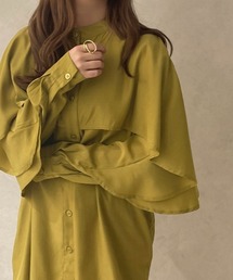 【apres jour clair】フリルケープデザインブラウス【ZOZOTOWN限定アイテム】