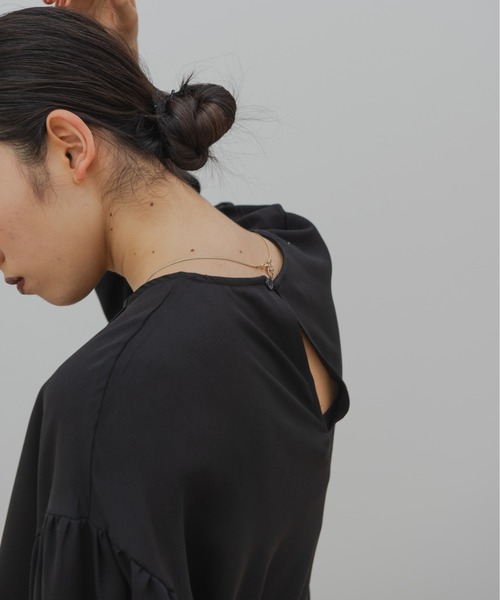 HANNE(アン)の「フロントタックギャザースリーブブラウス(シャツ/ブラウス・レディース・ホワイト/ブラック/ピンク・フリー)」の18枚目の写真
